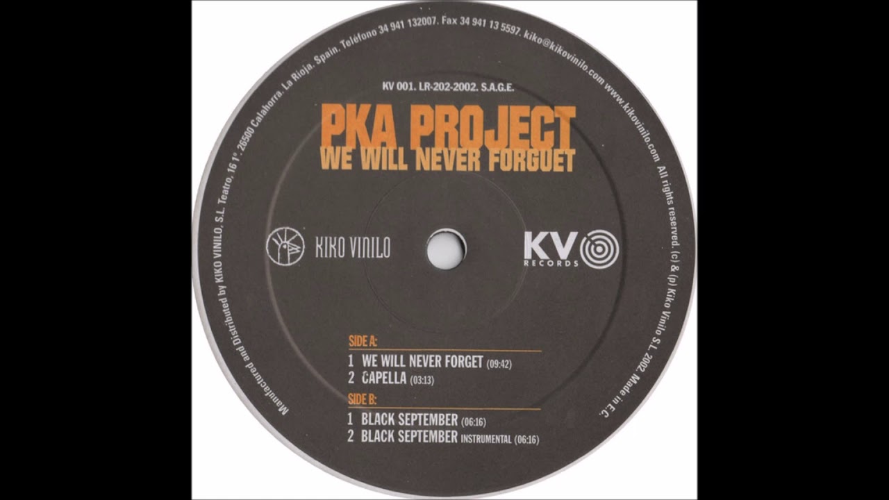 PKA Project - Black September (Original Mix) (2002)