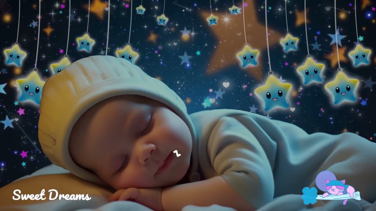 Baby Sleep Music 🎶 Instant Baby Sleep 💫 Deep Rest in 3 Minutes 🌙 Mozart & Brahms Lullabies