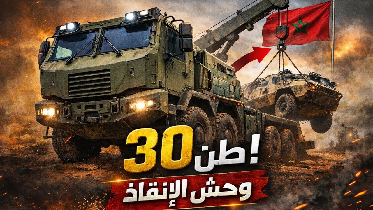 🔥 وحش اللوجستيك يدخل الميدان! TREVA-30 القوة الخفية وراء جاهزية الجيش المغربي 🇲🇦