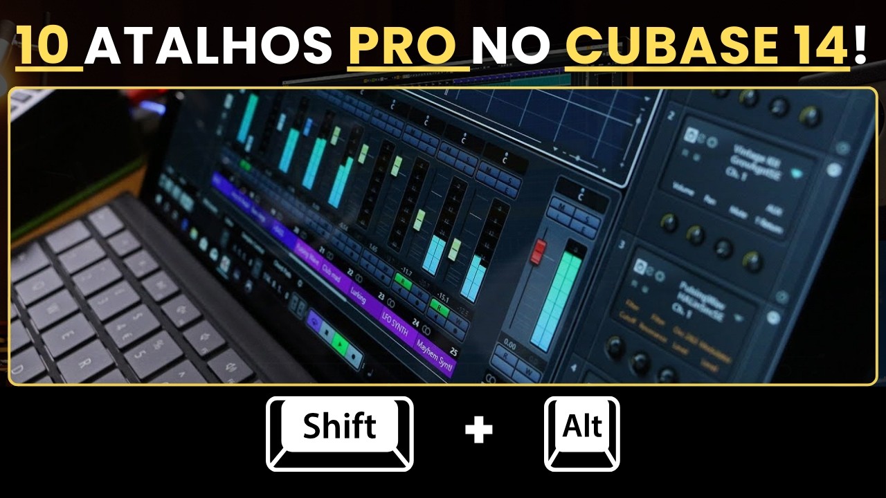 10 Atalhos Poderosos do Cubase 14 para Produzir Como um Profissional
