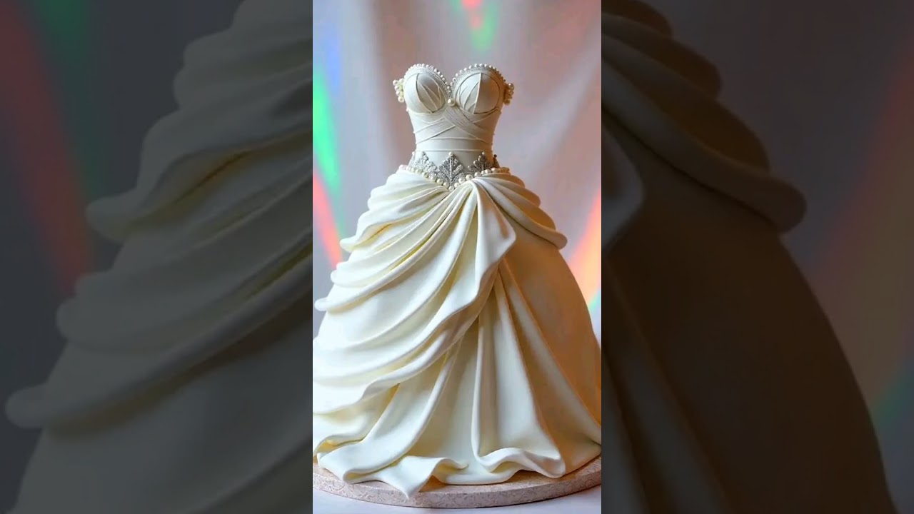 Royal Wedding Cake Design with Gorgeous Dress Theme||Cake Gallery