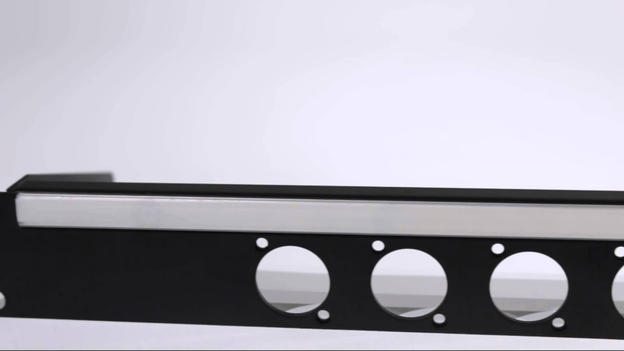 Rack Panel with Cable Support Bar