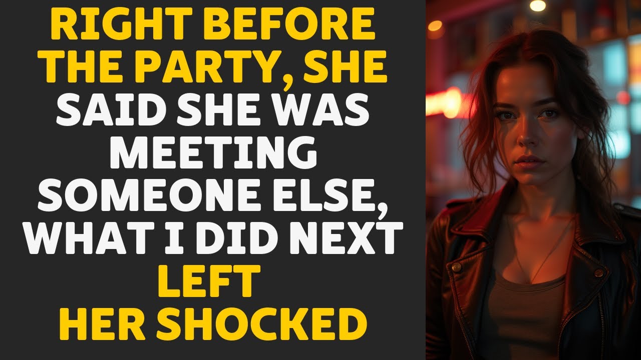 Just Before the Party, She Picked Another Man — But My Next Move Turned Her Whole Life Upside Down
