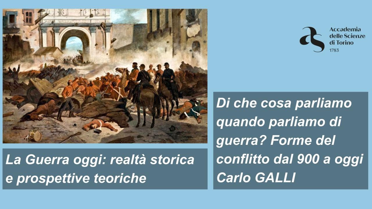 Carlo Galli, Di che cosa parliamo quando parliamo di guerra? Forme del conflitto dal 900 a oggi