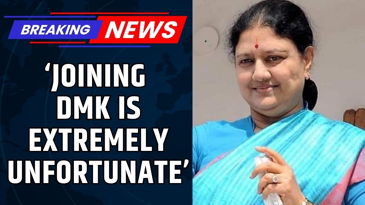 Sasikala Terms O Panneerselvam’s Move to Join DMK ‘Unfortunate’ Amid TN Political Row | News18