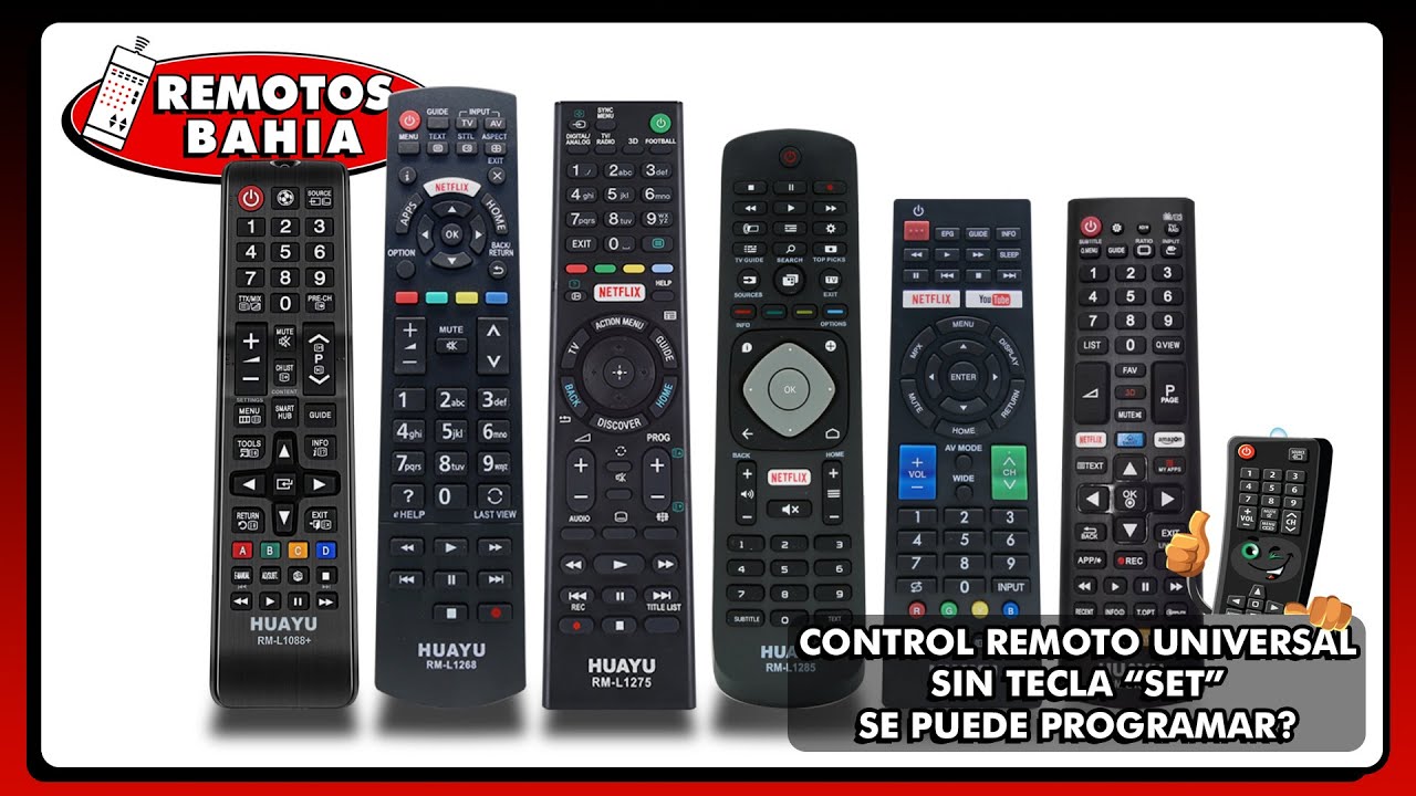 Mi Control Remoto Universal no tiene la tecla 