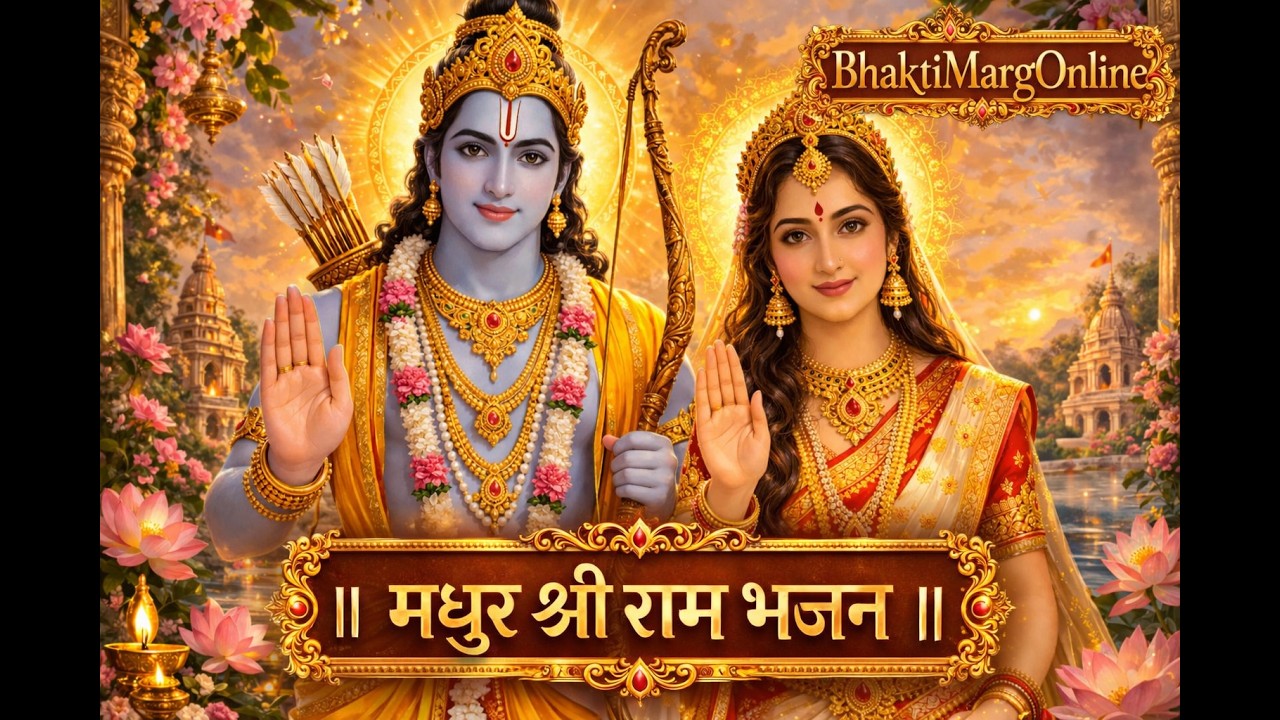 श्री राम भजन | Ram Siya Ram Bhajan | Shree Ram Bhakti Song | Peaceful Ram Bhajan