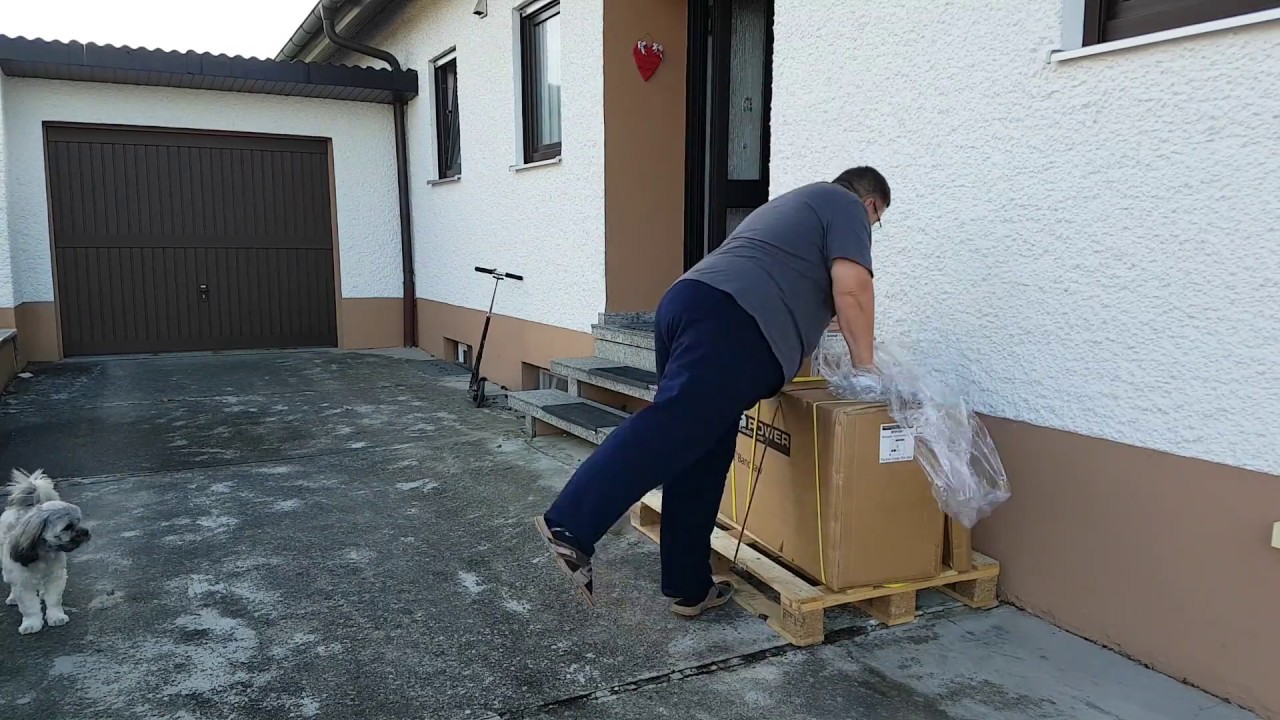 Bandsäge BS 350 S   auspacken und aufstellen