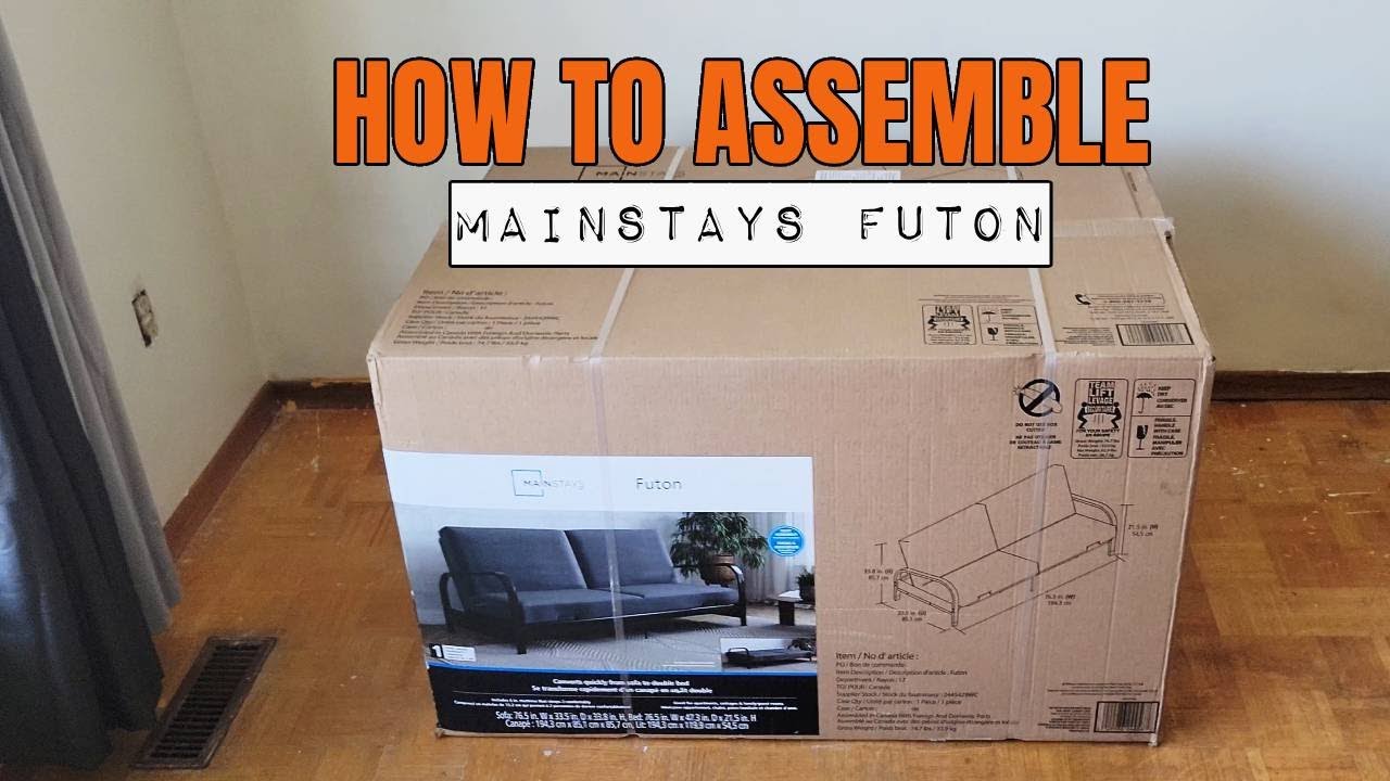 WALMART / MAINSTAYS FUTON / РАСПАКОВКА И СБОРКА (СЕНТЯБРЬ 2025 Г.)