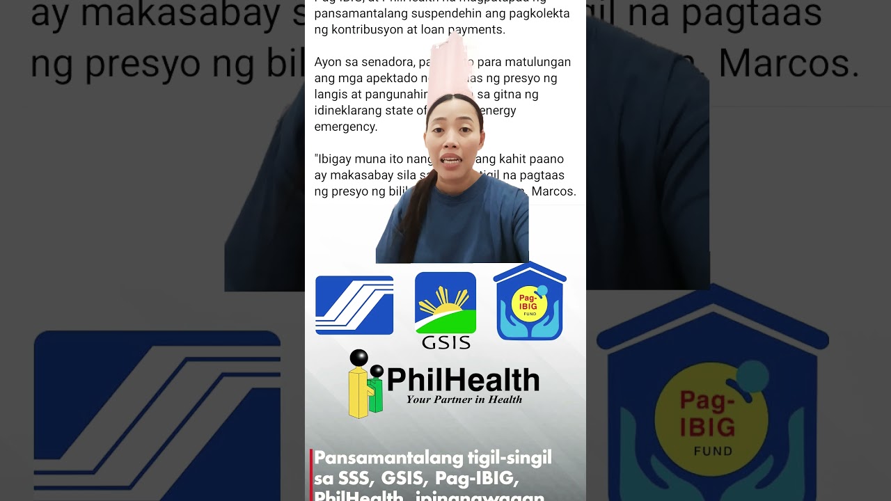 ✅Pansamantalang tigil singil sa SSS, PAG-IBIG, PHILHEALTH AT GSIS #news #newsupdate