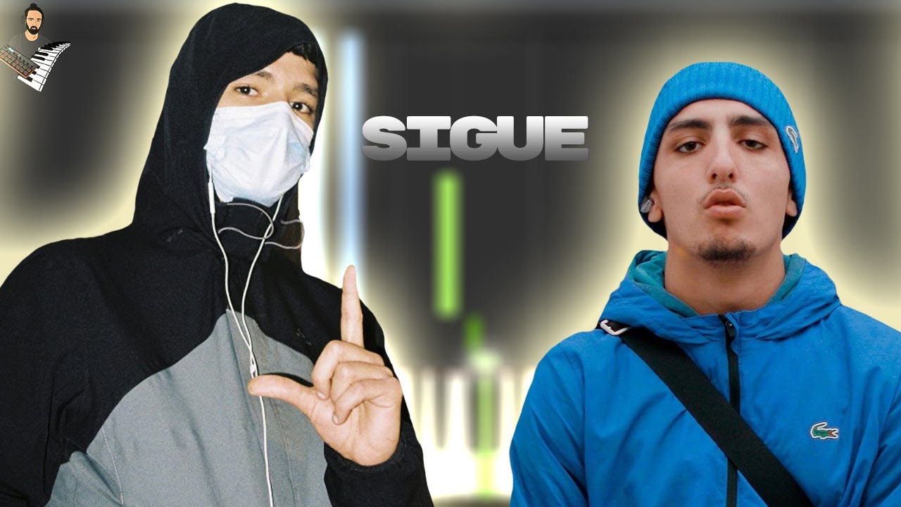 BENY JR FT MORAD - SIGUE | Instrumental Piano Tutorial / Partitura / Karaoke / MIDI
