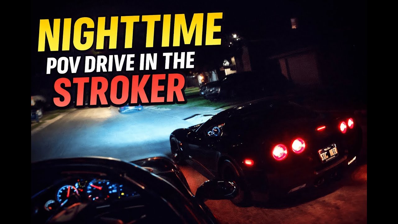 POV: Night Drive in the Stroker, Miami Vice style! 🌃🔥