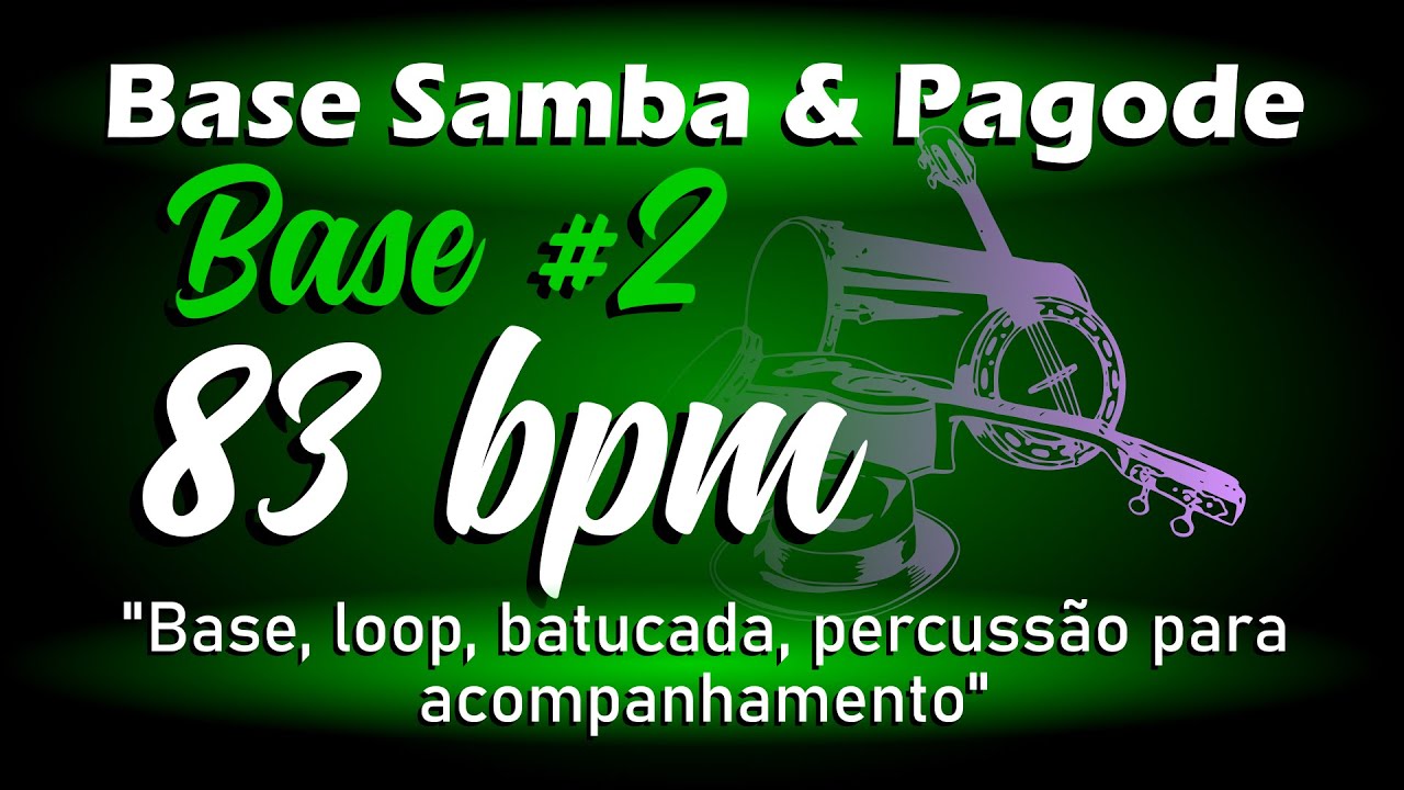 Loop Pagode 83bpm (BASE #2) / Base Pagode / Percussão para Acompanhamento Samba e Pagode