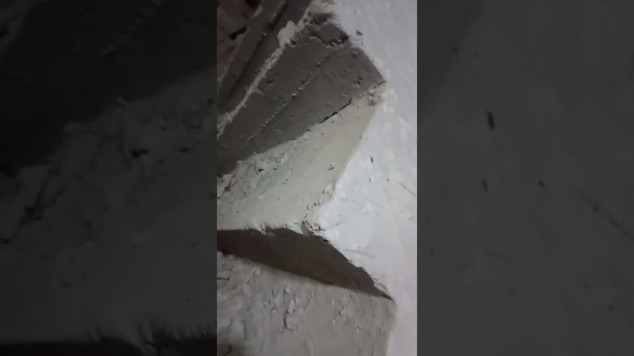 تكسير جزء من سلم لتركيب أسانسير @tarekhussein.2024 01000250616