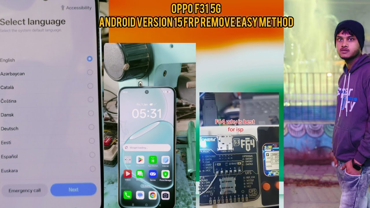 OPPO F31 5G FRP REMOVE ANDROID VERSION 15 🔥 OPPO FRP GAME OVER 