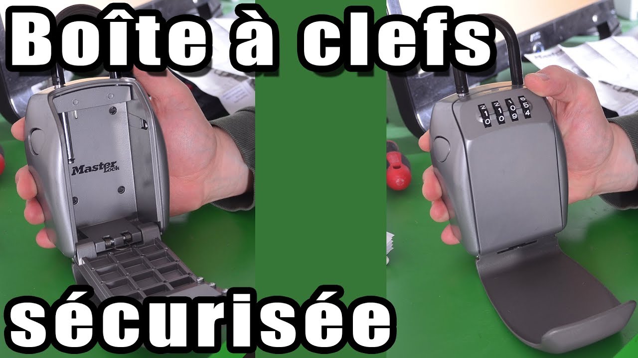 Boîte à clefs sécurisée - Coffre-clefs (air bnb, garage,...)