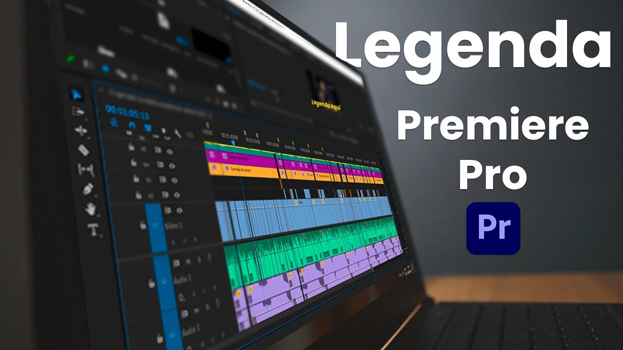 COMO FAZER LEGENDA NO ADOBE PREMIERE 2021