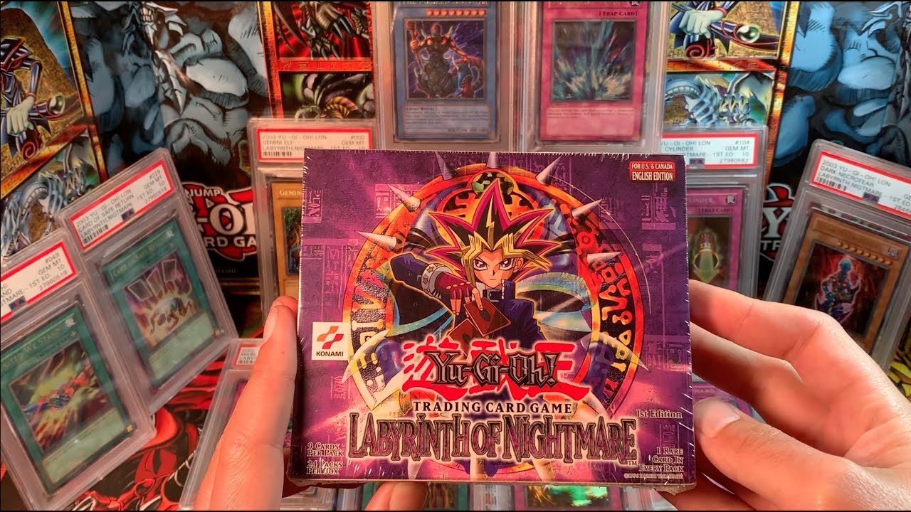 Спецвыпуск к 2000 подписчиков! Открытие бустер-бокса Yu-Gi-Oh! Labyrinth of Nightmare (LON) 1-го ...