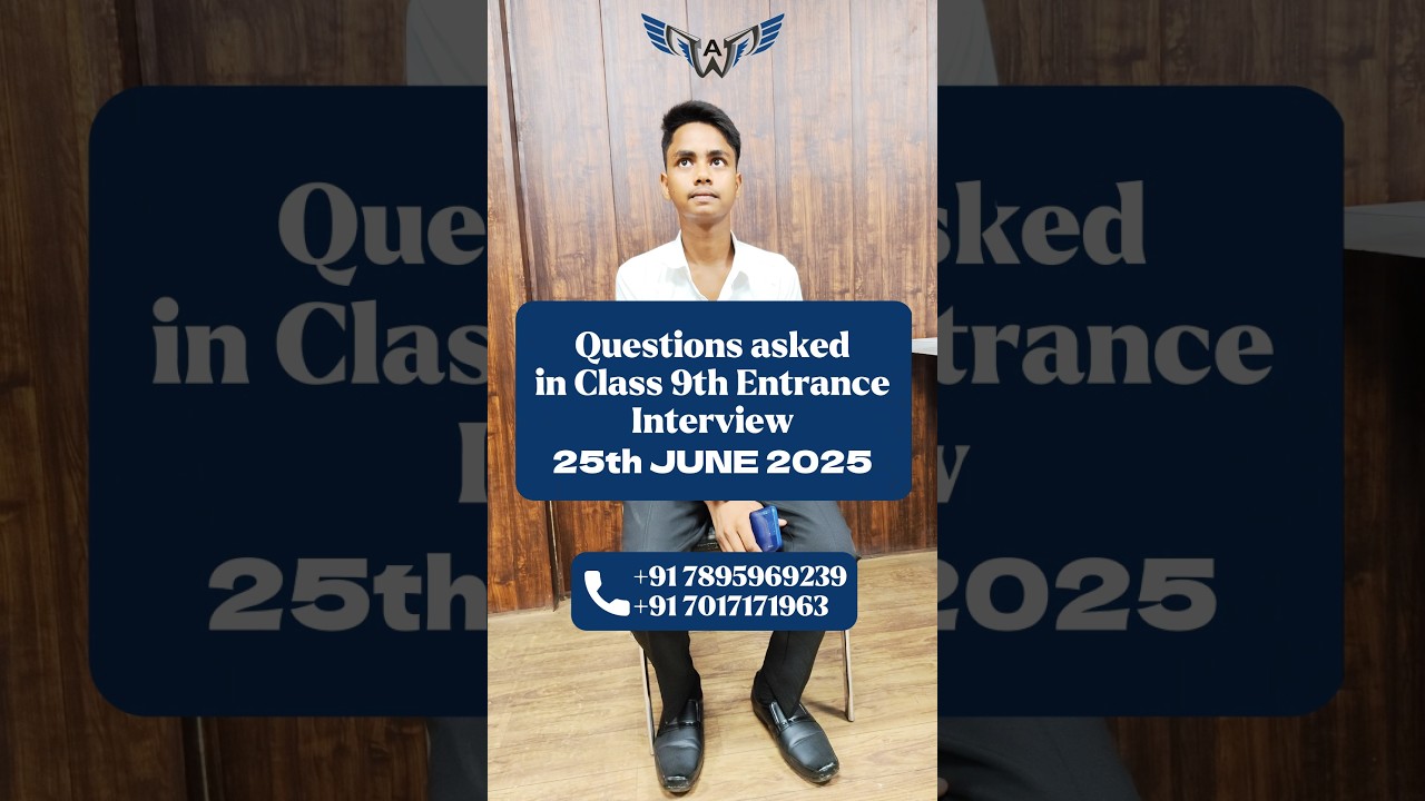 Asked Questions 25 June | AMU 9th Entrance Interview |  #education #motivation #gk