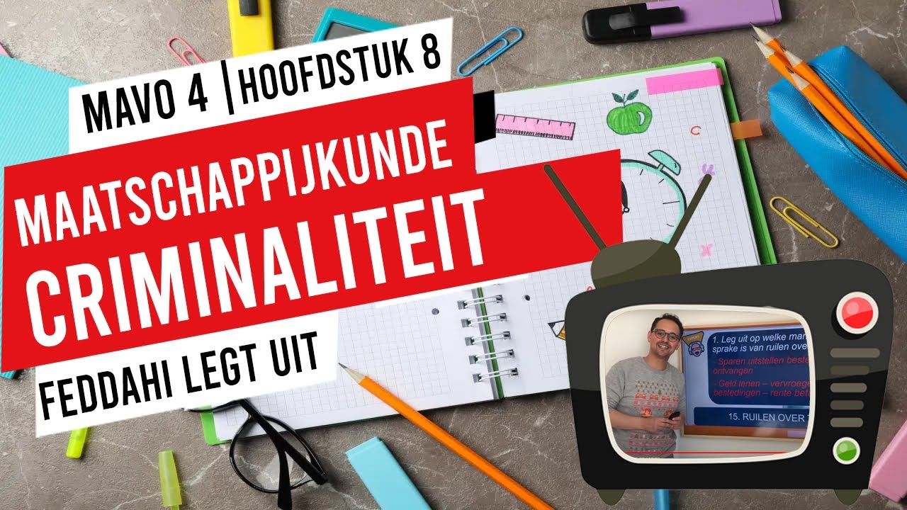 MAVO 4 | MAATSCHAPPIJKUNDE | CRIMINALITEIT | H8