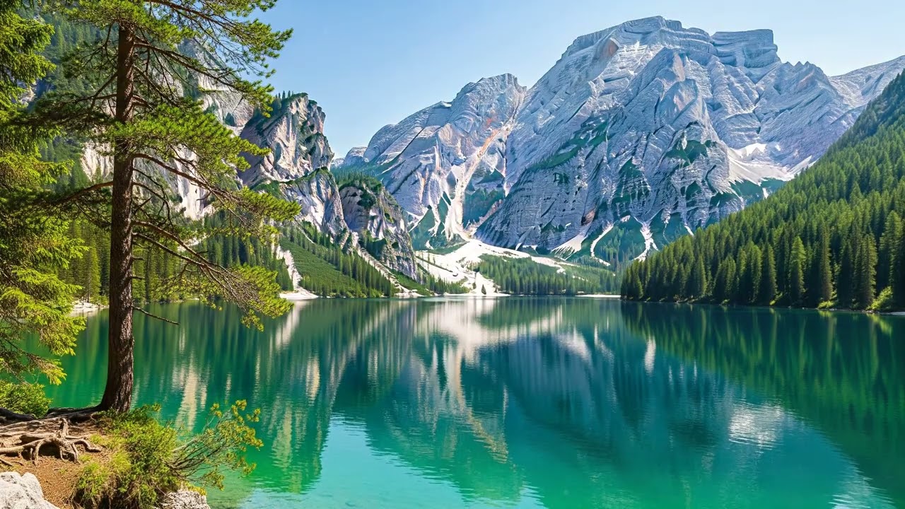 Peaceful Birds To Relax To - Emerald Oasis: A Breathtaking Summer Lake Adventure - Relaxing Ambience