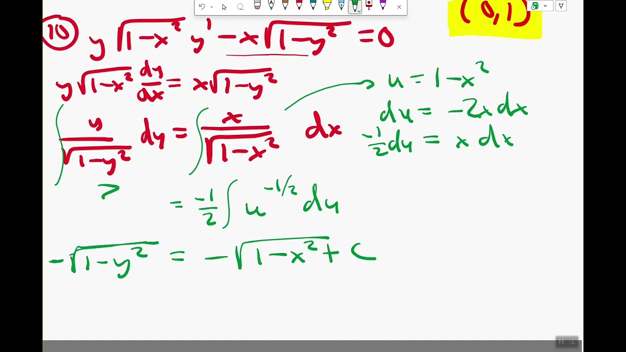CalAB - Separation of Variables Notes - #10