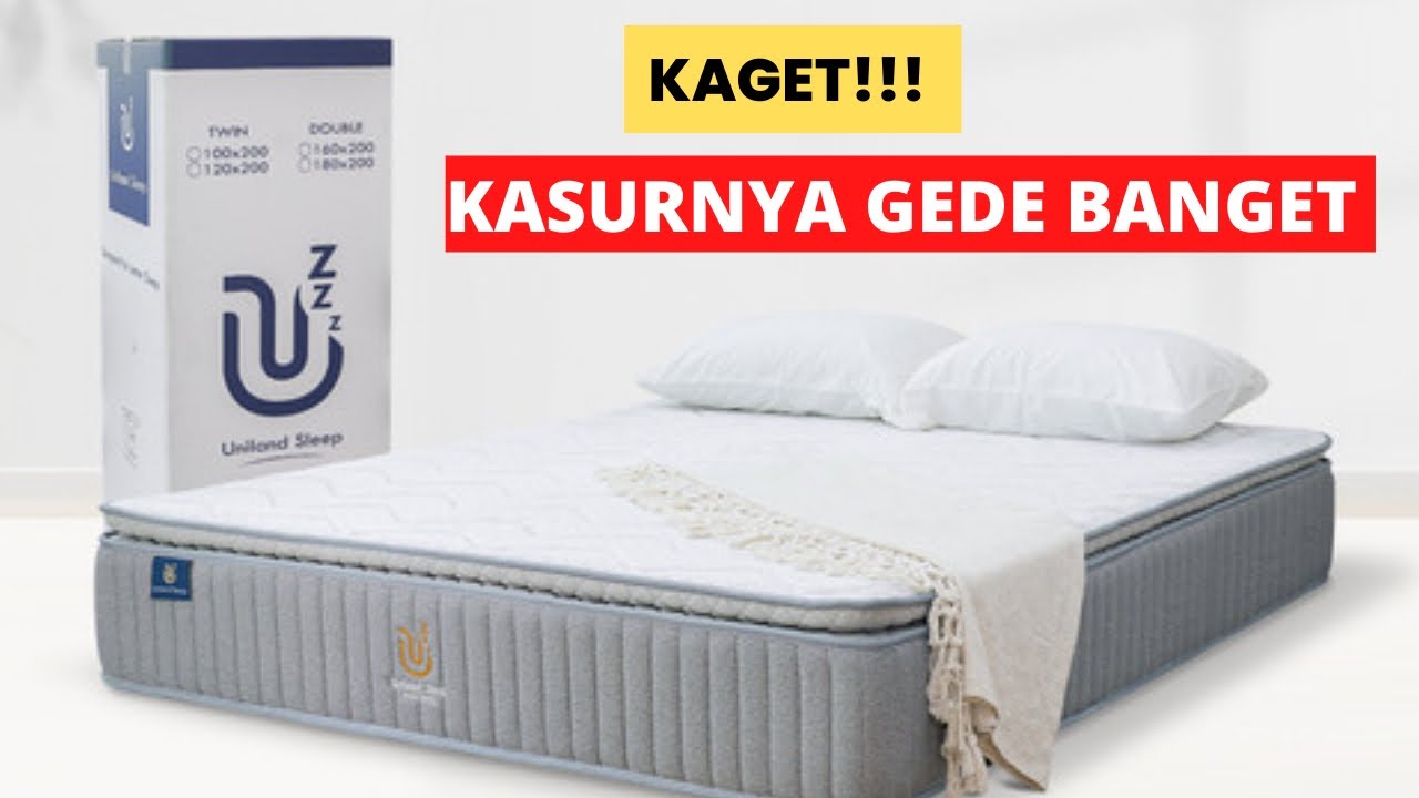 BELI KASUR ukuran 200 x 160 MERK Uniland Sleep GRATIS ONGKIR BONUS 2 bantal