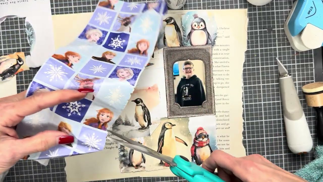 2025 Memory Keeping Journal - Just A Boy That Loves Penguins @drnmarketbydebbie #memorykeeping