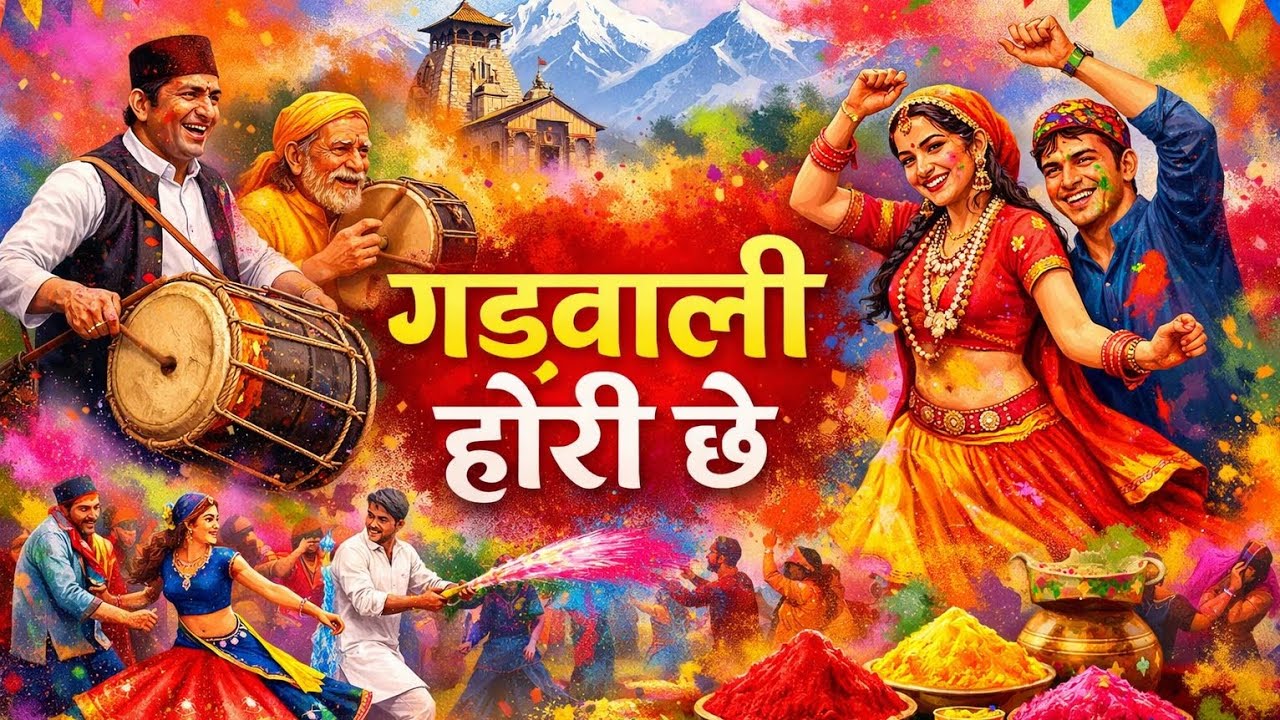 Pahadi Song | Pahadi holi song | गढ़वाली होरी छे | पहाड़ी होली गाने | नये पहाड़ी गाने। New Pahadi song