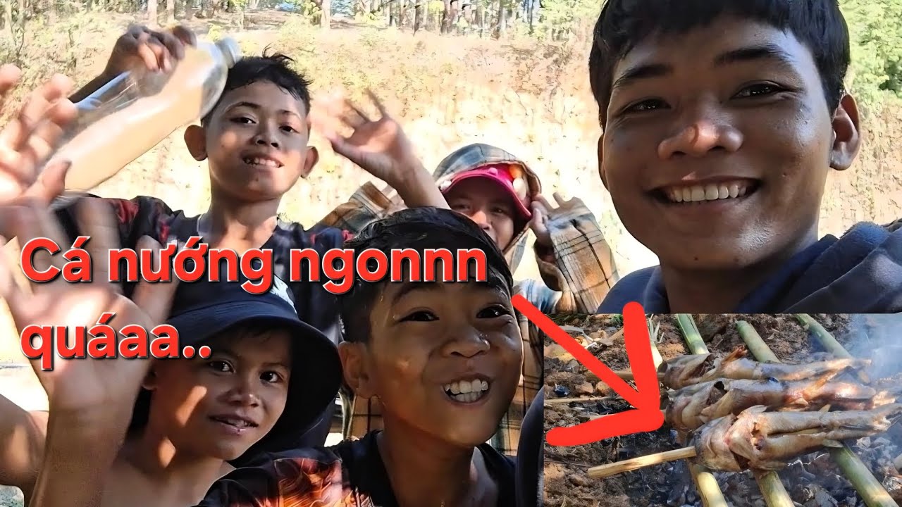 Một Buổi Mướng CÁ Ở dưới Suối ,Ngày 29 giao thừa .!!!