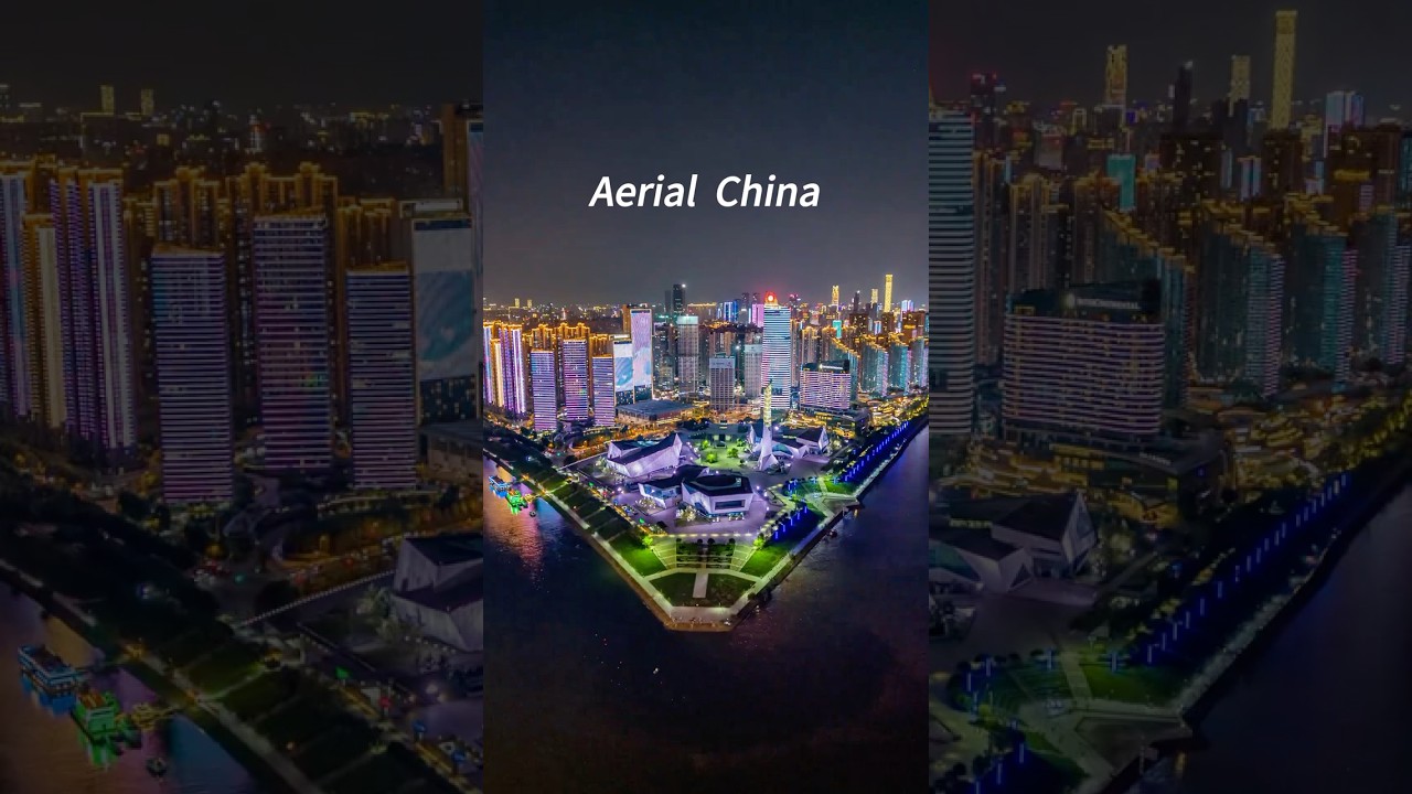 Aerial photography of China-changsha city #travel #aerialphotography #chinacity #dronephotography