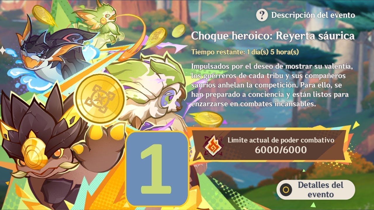 HÉROES SAURIOS CAZA-MONEDAS | GENSHIN IMPACT: CHOQUE HEROICO: REYERTA SÁURICA Ep.1