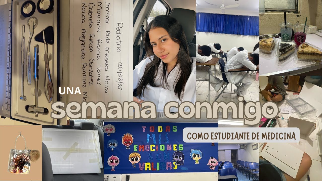 Una semana conmigo como estudiante de medicina | 9no semestre 🥼