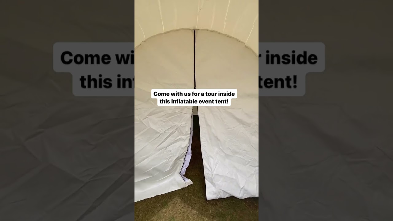 Inflatable event tent