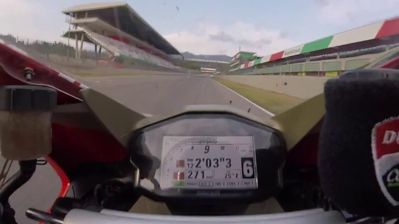 Mugello 2.04.88 (pista appena appena asciugata) Max Ducati Panigale 1299 S 09-09-2017