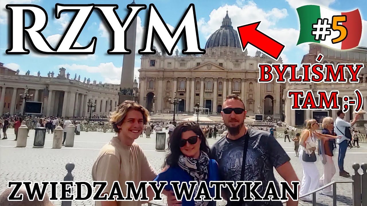 Bazylika Św Piotra od środka i taras widokowy na kopule kt&oacute;ry nas zachwycił