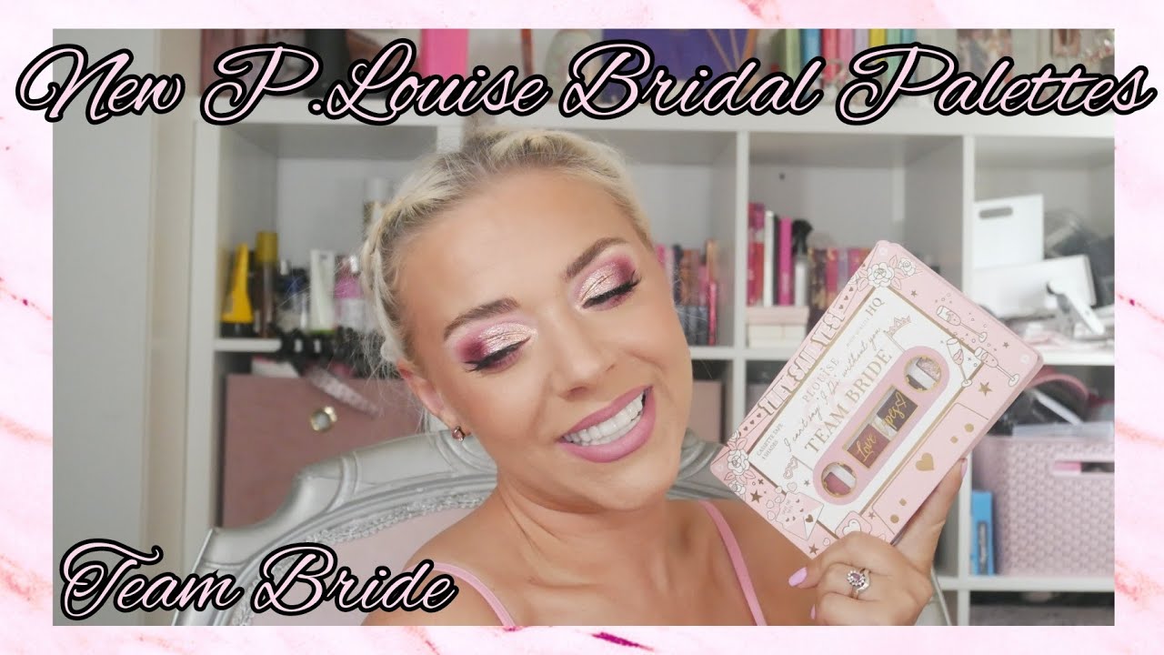NEW BRIDAL COLLECTION! | P.LOUISE TEAM BRIDE' PALETTE | EASY PINK SOFT GLAM