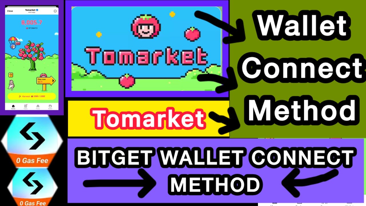 Tomarket wallet connect Method, Tomarket wallet connect kasy krna, Tomarket, Tomato ,