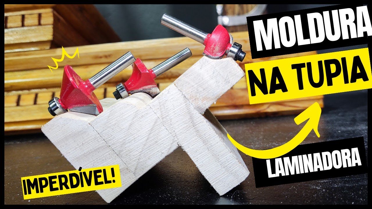 Lindas Molduras Com A Tupia Laminadora !!!🪚