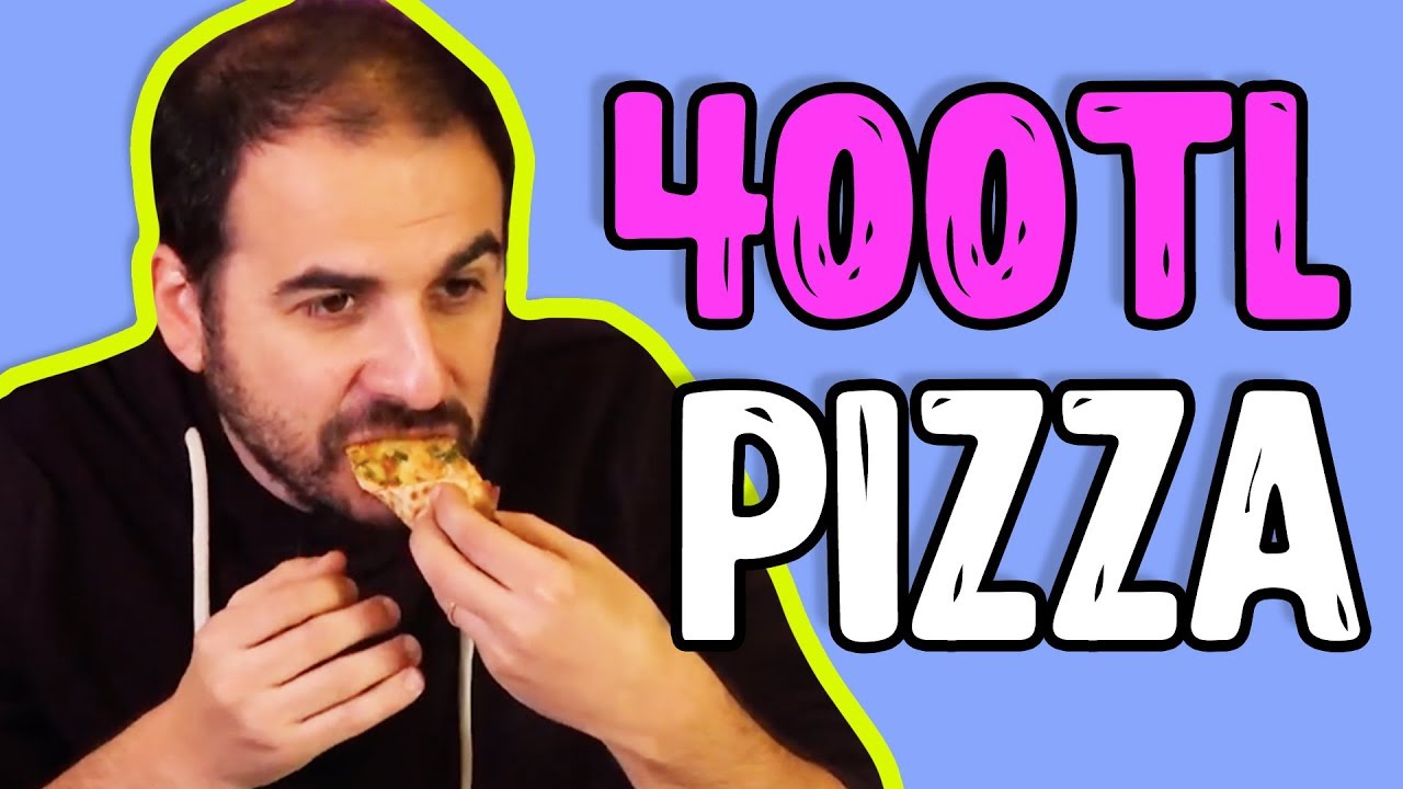 400 TL'lik Pizza Tattık - Hem Pahalı Hem İlginç - Beyinli, Yılan Balıklı Pizza