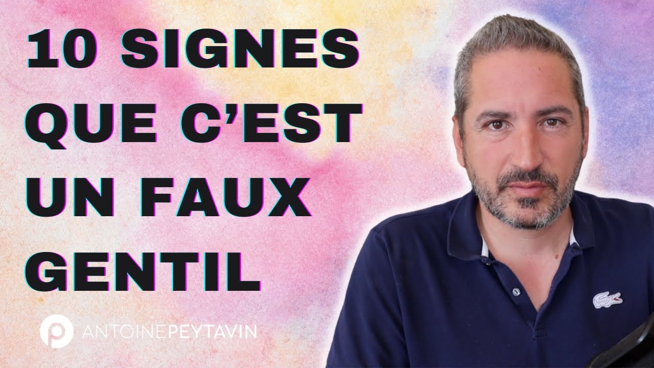 Les Pervers Narcissiques qui sont des faux gentils