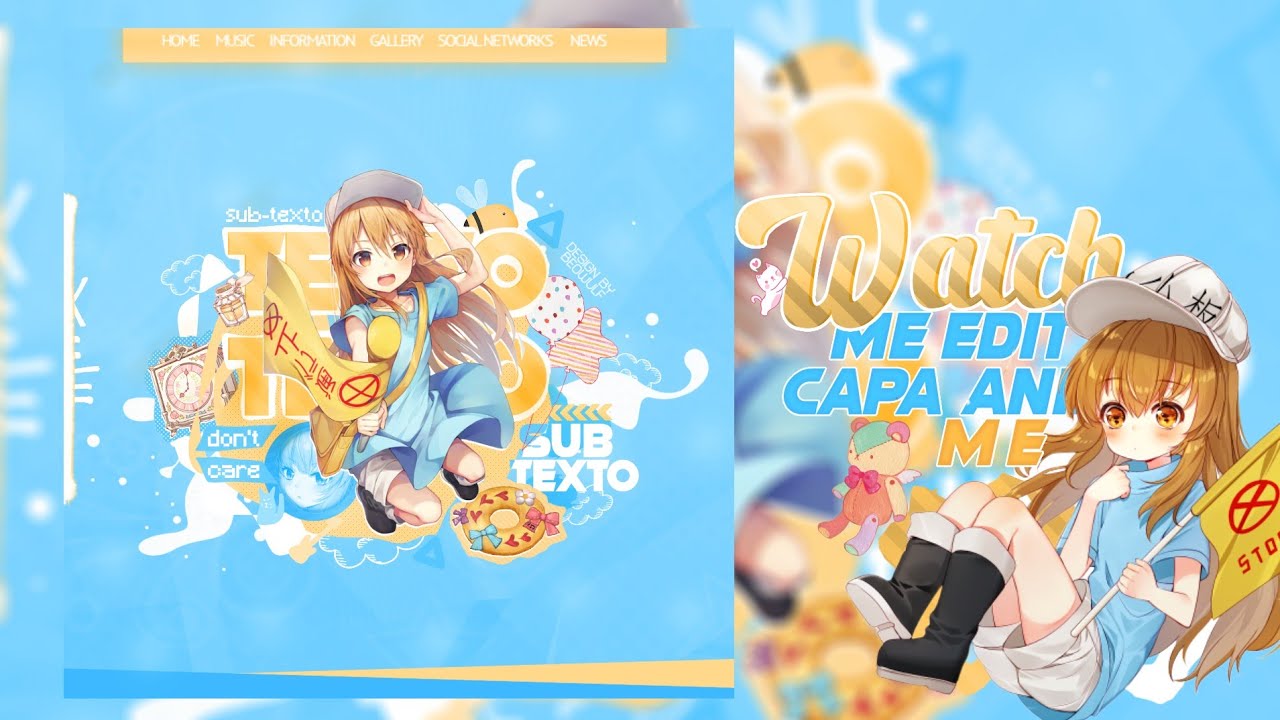 watch me edit - capa de anime | Ibispaint x