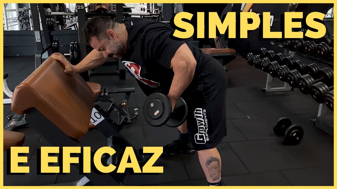 DESENVOLVENDO A DORSAL COM ESSES 5 EXERC&Iacute;CIOS COM HALTERES (NOVOS EST&Iacute;MULOS)