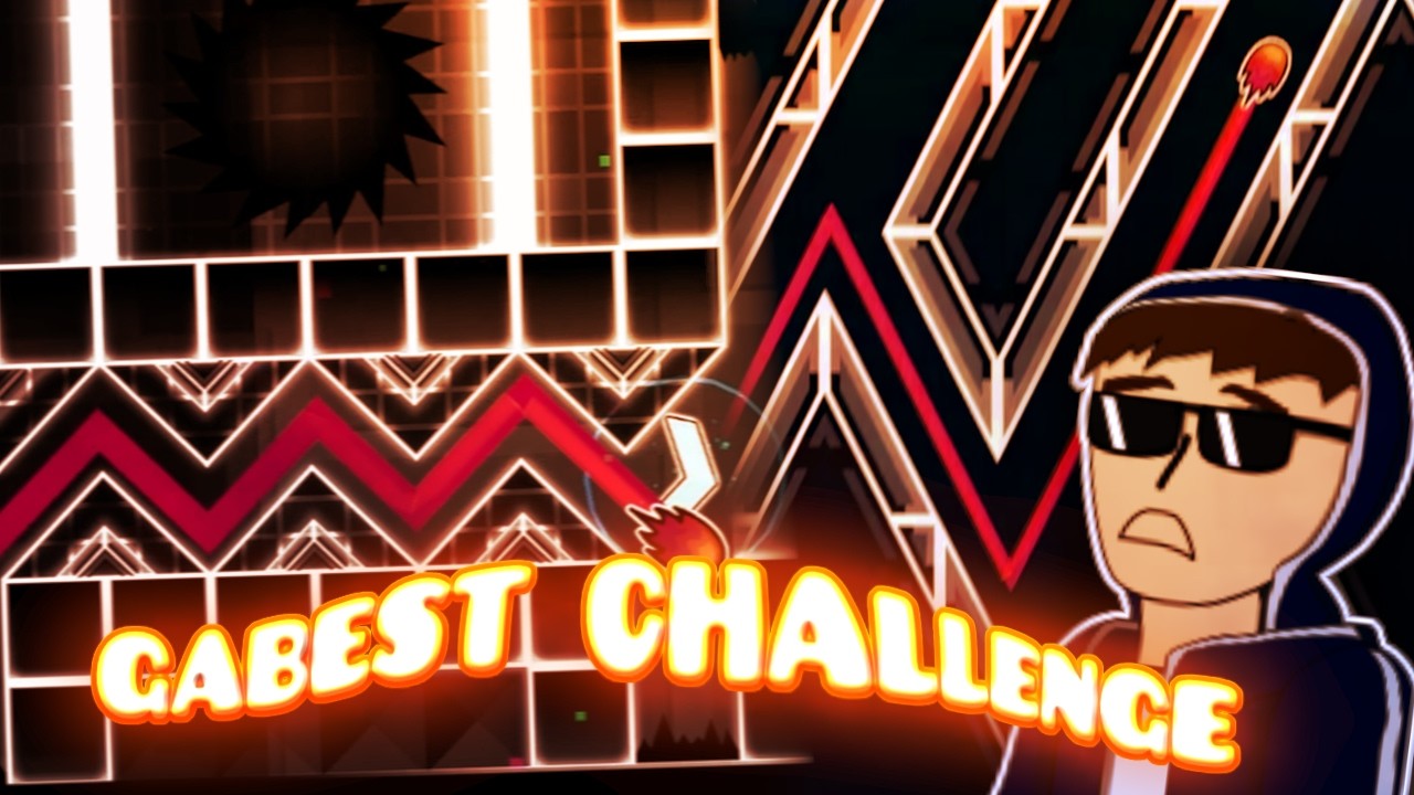 Teid&auml;n challenget on LIIAN VAIKEITA! Gabest Challenge #11 | Geometry Dash Suomi