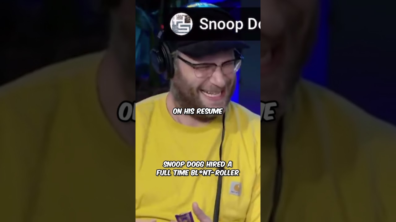 Snoop Dogg hired a full time blunt roller