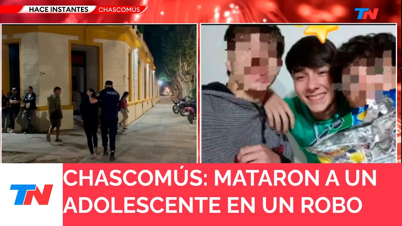 CHASCOMÚS I Tres ladrones mataron de un puntazo en el corazón a un chico de 16 años para robarle