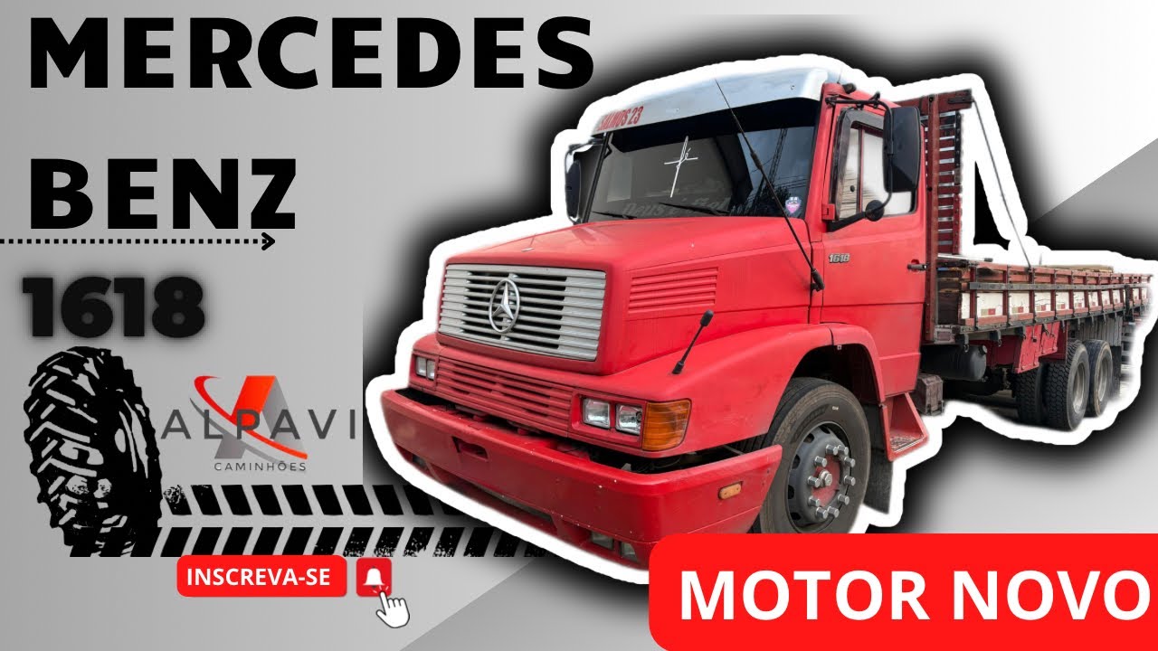 Mercedes Benz 1618 1995 Carroceria Mecânica Nova Truck Trucado a Venda Ligue (12) 97406-2916