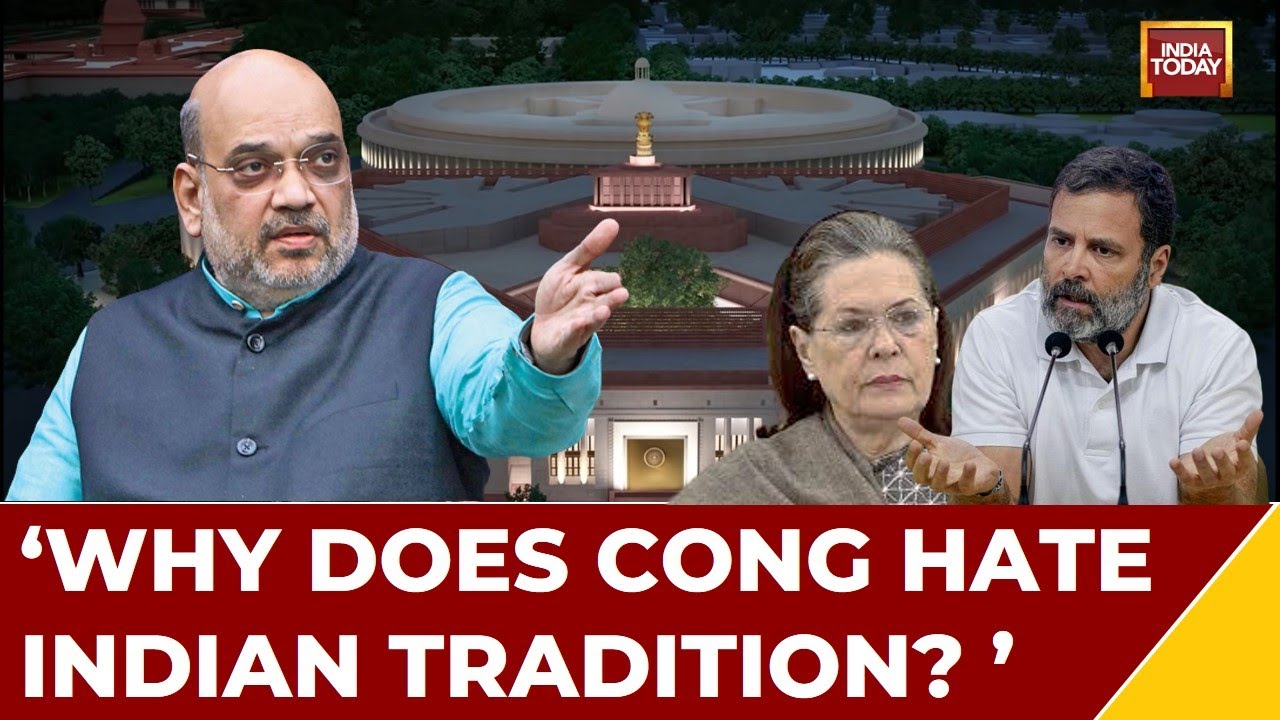 Breaking News: HM Amit Shah Lashes Out At Congress Over Sengol Politics  | New Parliament Row