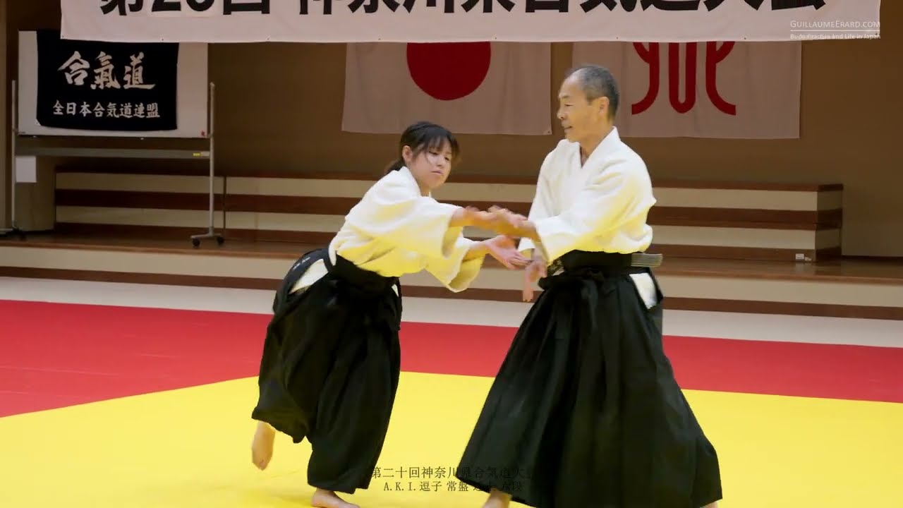 A.K.I. Zushi Tokiwa Tatsuo 6th dan - 20th Kanagawa Prefecture Aikido Federation Demonstration