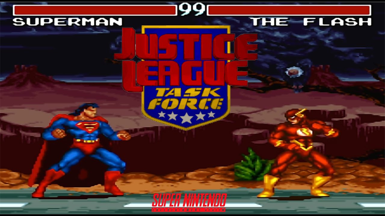 JUSTICE LEAGUE TASK FORCE | SUPER NINTENDO (SNES) | GAMEPLAY FULL HD